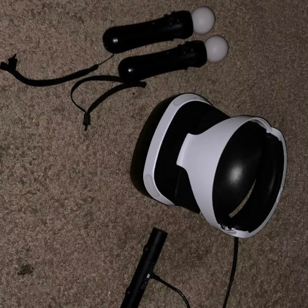 PSVR with motion controllers and camera